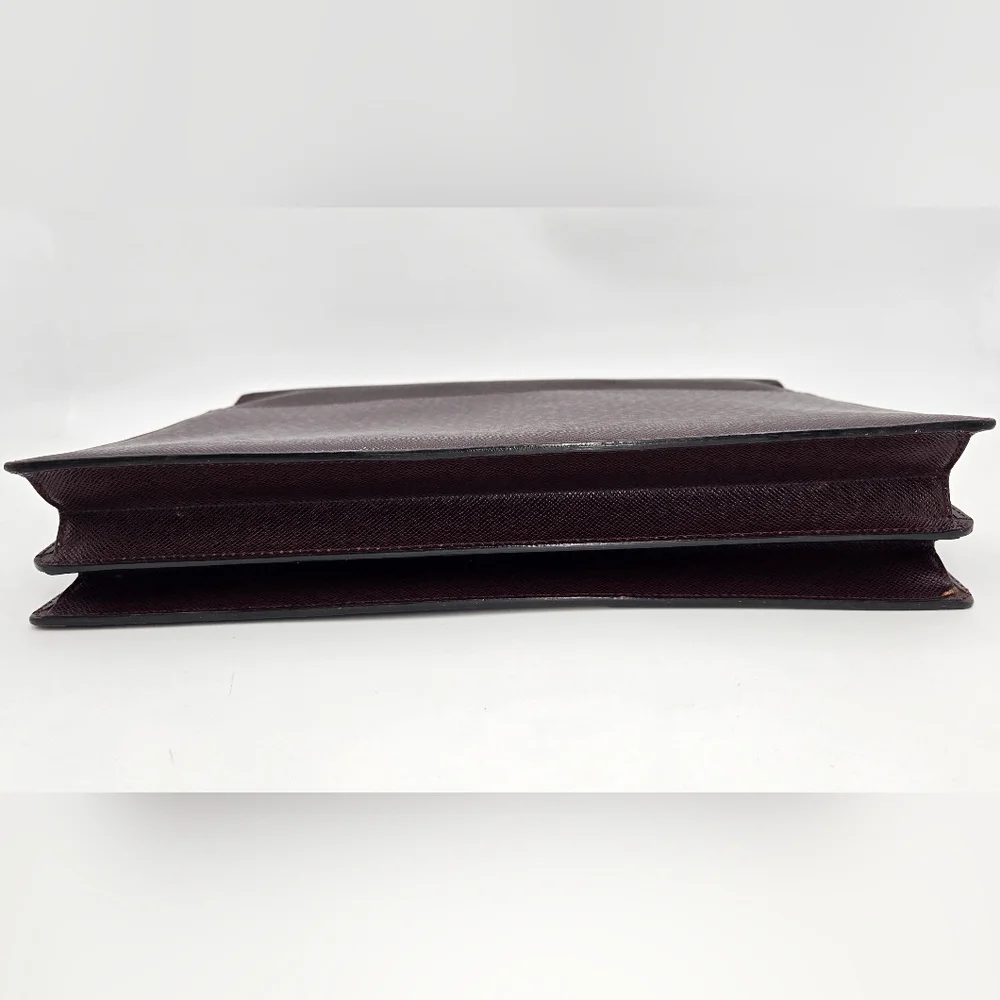 Louis Vuitton Acajou Taiga Leather Serviette Ambassadeur Briefcase MI0408